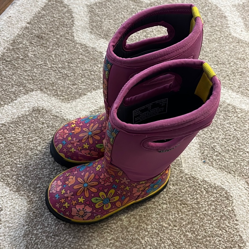 Bogs boots girls toddler size 11